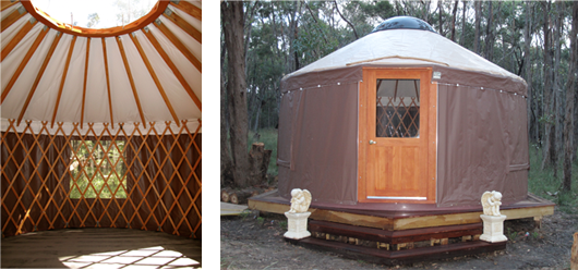 Yurt - construction pics